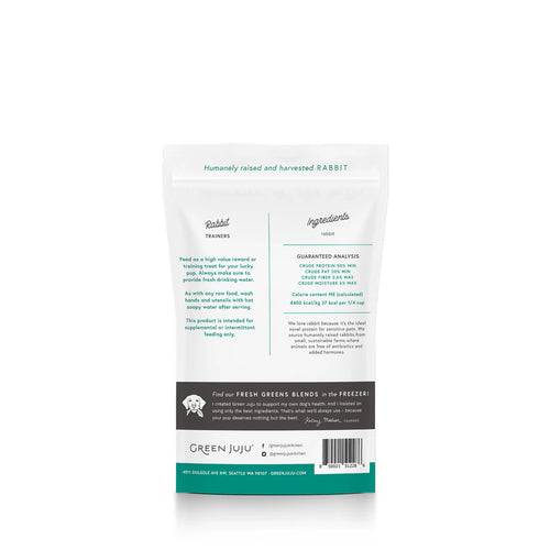 Green Juju Freeze Dried 100% Rabbit Trainers Dog Treat