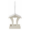 Recycled Plastic Fly-Thru Bird Feeder - Sea Salt