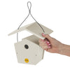 Recycled Plastic Wren House - Sea Salt