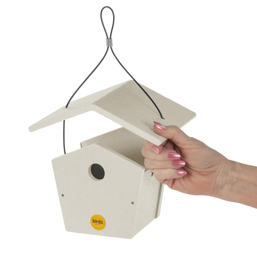 Recycled Plastic Wren House - Sea Salt