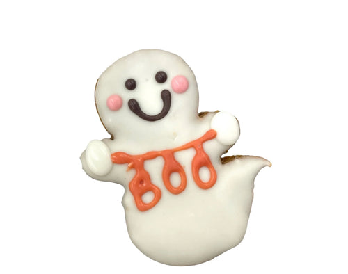 GHOST DIPPED DOG COOKIE