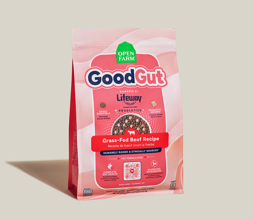 Open Farm GoodGut Grass-Fed Beef Dog Kibble - 3.5lb