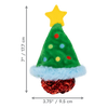 KONG Holiday Crackles Christmas Tree Cat Toy