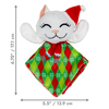 KONG Holiday Crackles Santa Kitty Cat Toy