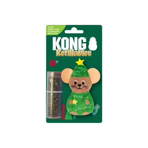 KONG Holiday Refillables Mouse Cat Toy