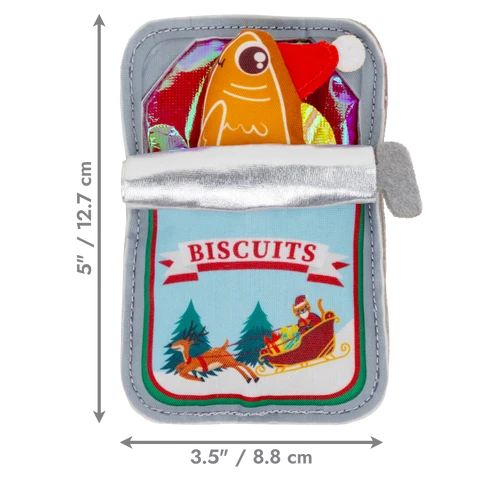 KONG Holiday Crackles Sardine Cat Toy