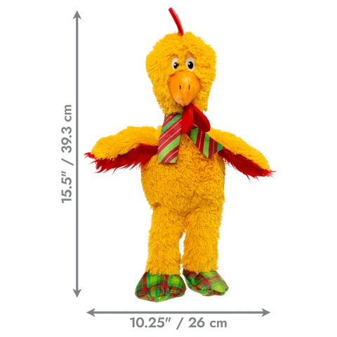 KONG Holiday Knots Chicken - Medium/Large Dog Toy