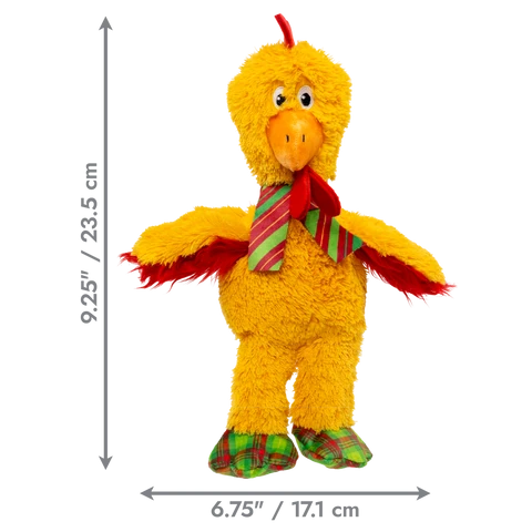 KONG Holiday Knots Chicken - Small Dog Toy