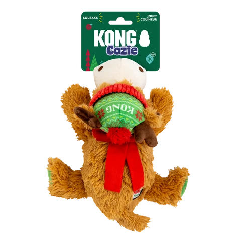KONG Holiday Cozie Reindeer - Medium Dog Toy