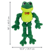 KONG Holiday Bow Tie Frog - Largeg/XL Dog Toy