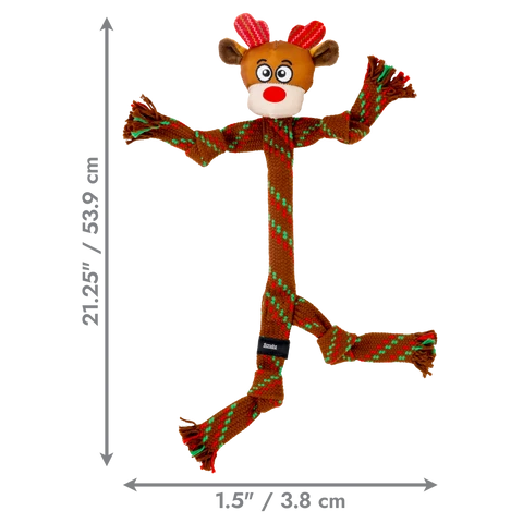 KONG HOLIDAY SCRUBZ REINDEEER - LARGE
