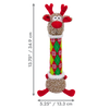 KONG Holiday Shakers Luvs Reindeer - Medium Dog Toy