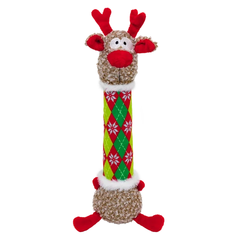 KONG Holiday Shakers Luvs Reindeer - Medium Dog Toy