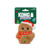 KONG Holiday Snuzzles Mini Santa Gingerbread - XS Dog Toy