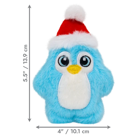 KONG Holiday Snuzzles Mini Santa Penguin Dog Toy