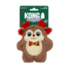 KONG Holiday Snuzzles Bow Tie Reindeer - Small Dog Toy