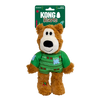 KONG Holiday Wild Knots Sweater Bear Green - Medium/Large Dog Toy