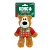 KONG Holiday Wild Knots Sweater Bear Red - Small/Medium Dog Toy