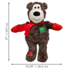 KONG Holiday Wild Knots Jumbo Bear - XL Dog Toy