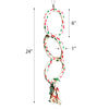 Triple Ring Rope Swing Bird Toy