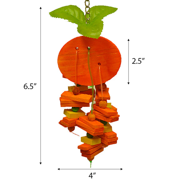 Small Orange Bird Toy