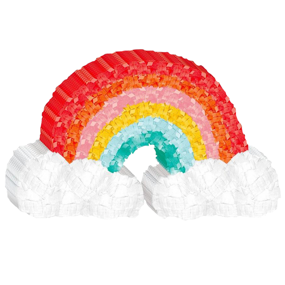 MINI RAINBOW PINATA BIRD TOY