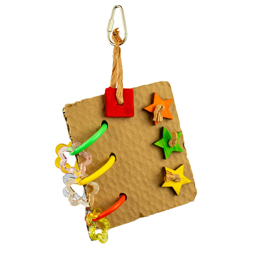 Paperback Peck-a-Page Bird Toy