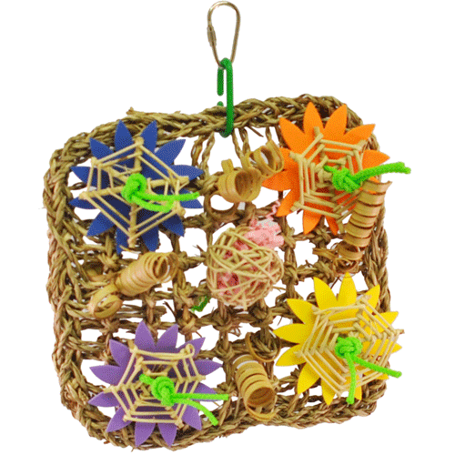 Deluxe Vine Mat Small| Happy Beaks Bird Toy - Made In The USA.