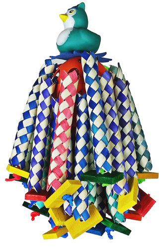 Ducky Long Legs | Happy Beaks Bird Toy - Made In The USA.