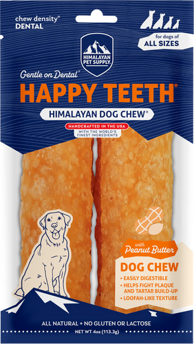 Himalayan Dog Chews Happy Teeth - Peanut Butter