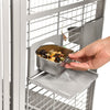 22x17 Open Top Bird Cage, Platinum