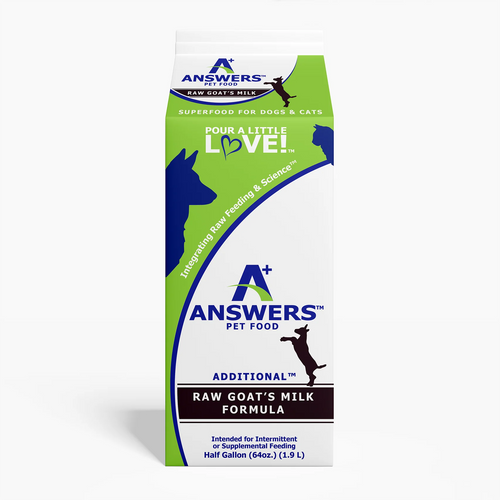 Answer's Power Pours Raw Goat Milk - Half Gallon