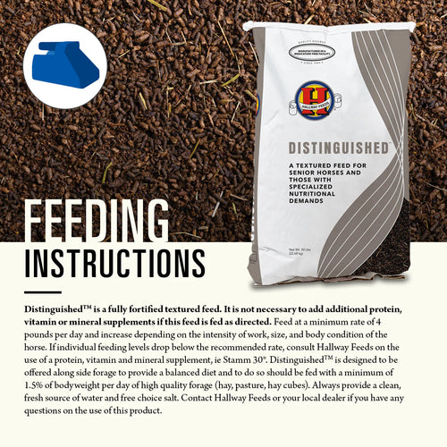 Hallway Feeds Distinguished Textured Feed for Senior Horses - 50lb