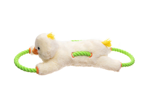 Haystackerz Ducky Quackers Dog Toy