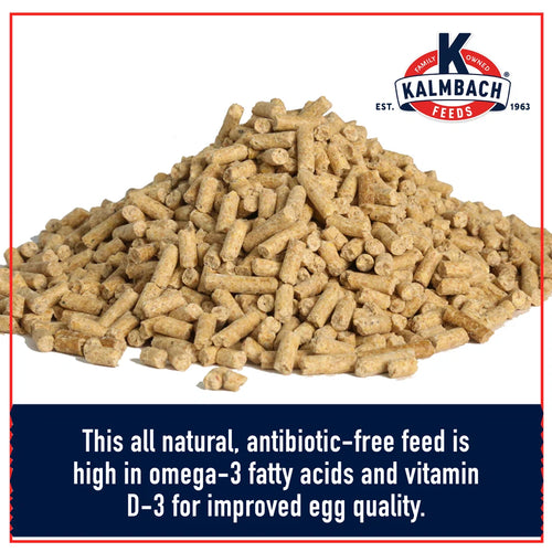 KALMBACH FEEDS HI OMEGGA® CHICKEN LAYER PELLET - 50LB