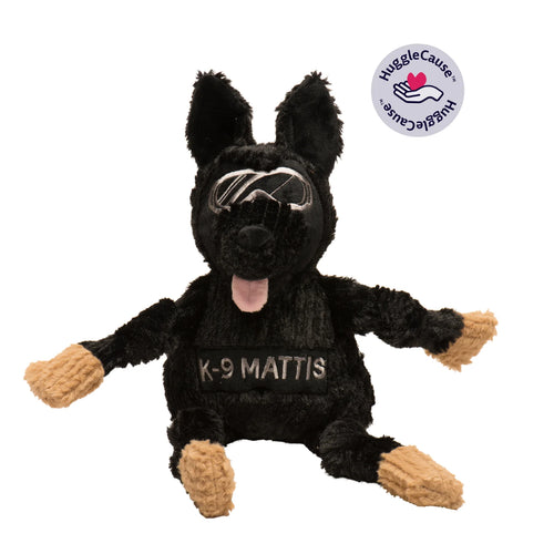HuggleCause™, Project K-9 Hero, K-9 Mattis Knottie® Plush Dog Toy - Large