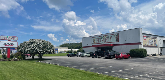 Agri Feed and Pet Supply store front on a clear day