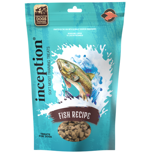 INCEPTION FISH RECIPE SOFT MOIST TRAINING TREAT 4oz