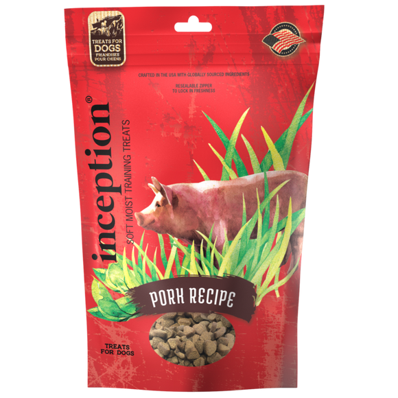 INCEPTION PORK RECIPE SOFT MOIST TRAINING TREAT 4oz