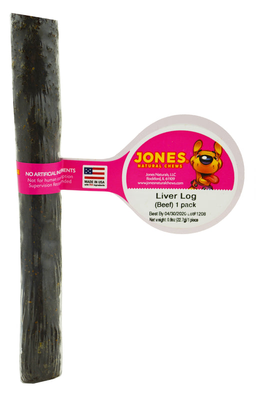 Jones Natural Chews Liver Logs