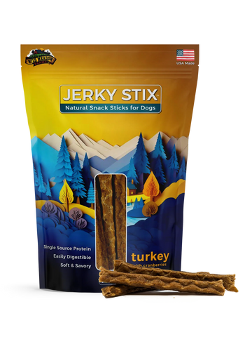Wild Meadow Farms Jerky Stix Turkey with Cranberries Dog Treat