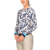 Kastel Denmark Gardenia Climbing Vine Ladies  Long Sleeve Crewneck