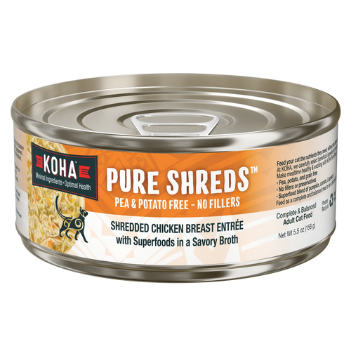 Koha Pure Shreds Shredded Chicken Breast Entrée for Cats - 5.5oz