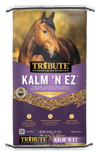 Tribute Kalm 'N EZ® Textured, Low NSC Horse Feed - 50lb