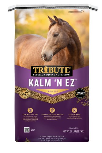 TRIBUTE Kalm 'N EZ® Pellet, Low NSC Feed - 50lb