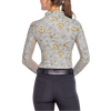 Kastel Denmark Long Sleeve Dove Vintage Jacobean 1/4 Zip Sun Shirt