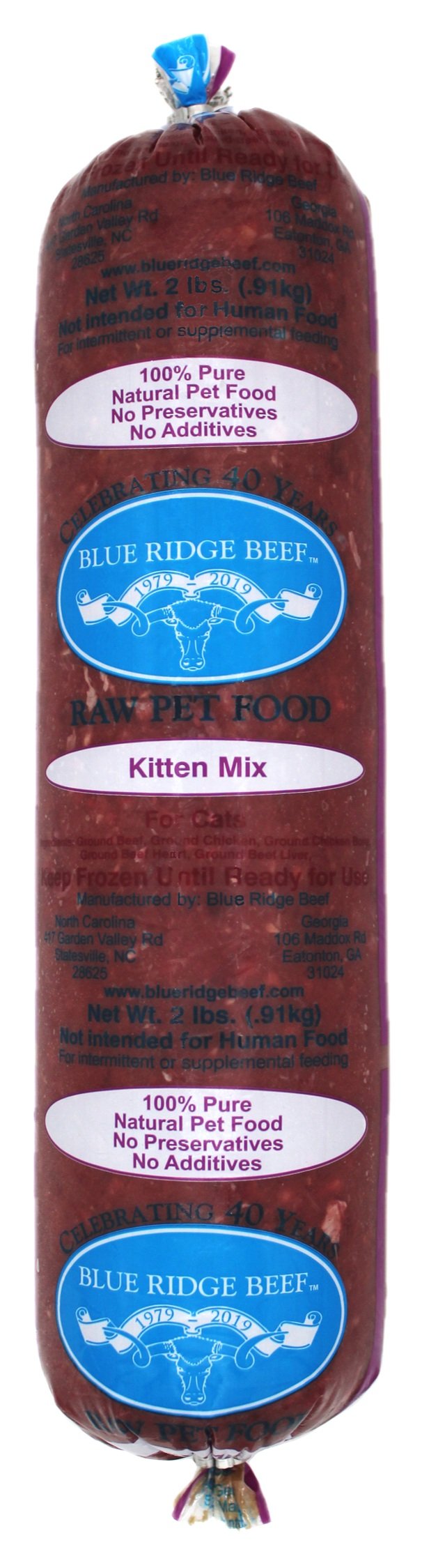 Blue Ridge Beef Kitten Mix 2Lb Agri Feed Pet Supply