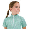 Lucy Jr. 1/4 Zip Shirt - Flower Power