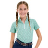 Lucy Jr. 1/4 Zip Shirt - Flower Power