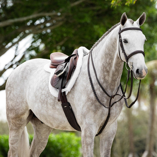 Lemieux Merino+ ProSorb Hunter Saddle Pad White/White - Large
